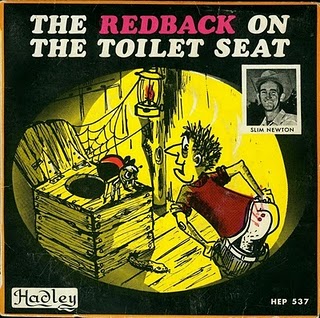Redback on the Toilet Seat | Slim Newton Redback on the Toilet Seat | Slim Newton